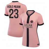 Paris Saint-Germain Randal Kolo Muani #23 Kolmaspaita Naiset 2024-25 Lyhythihainen